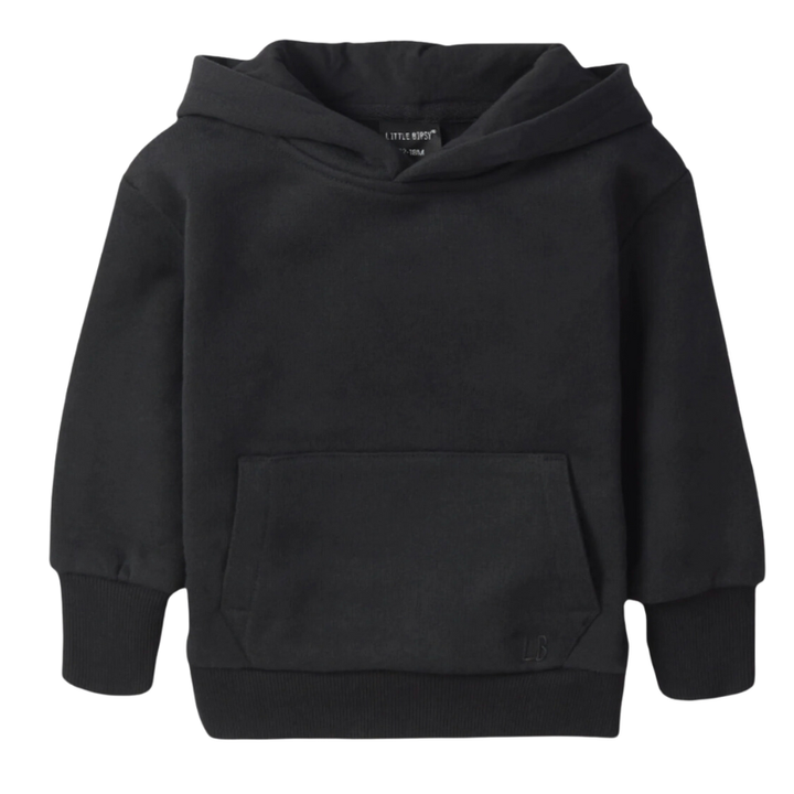 Little Bipsy black elevated hoodie