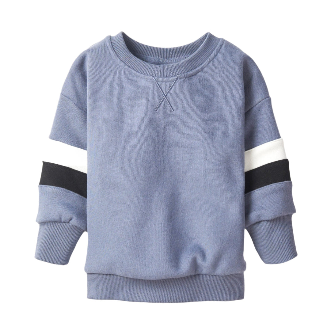 Little Bipsy block elevated crewneck sweatshirt