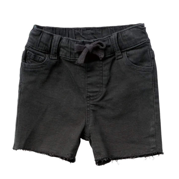 Little Bipsy boys denim shorts in black wash