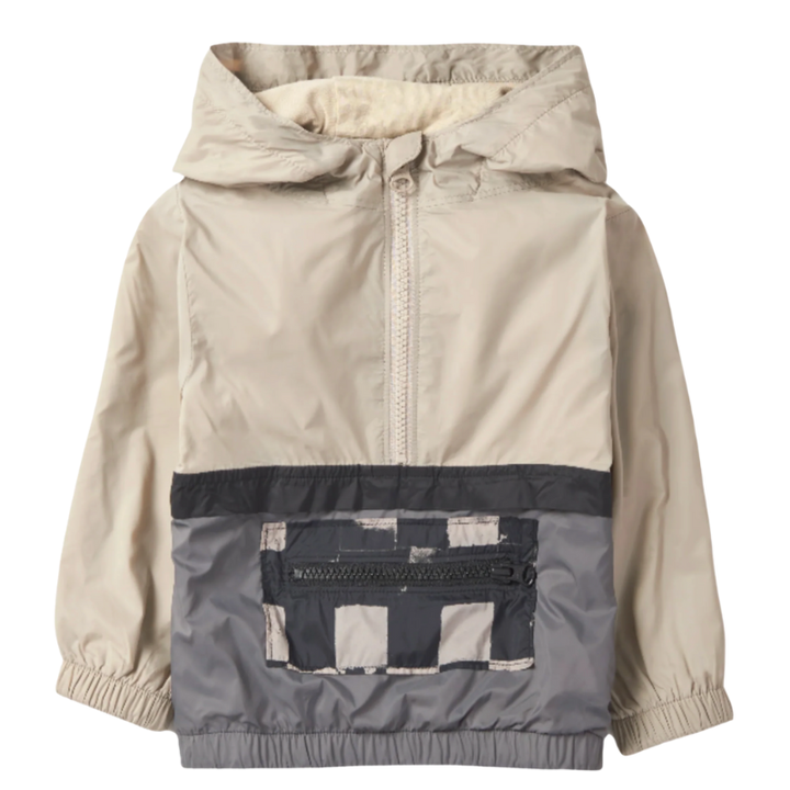 Little Bipsy checkered windbreaker jacket