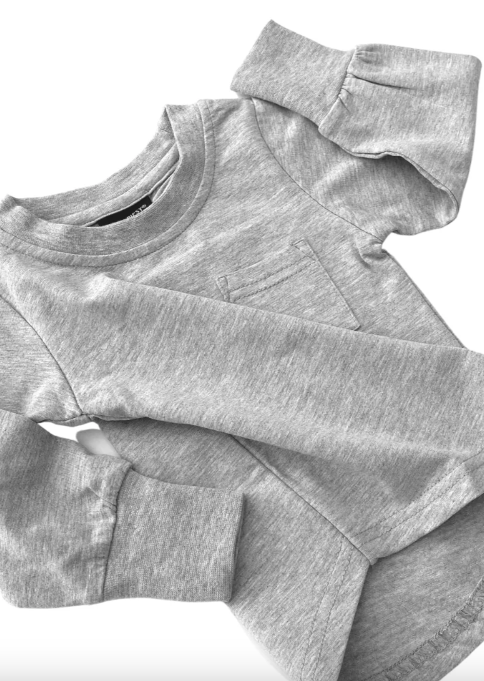 Little Bipsy long sleeve grey tshirt
