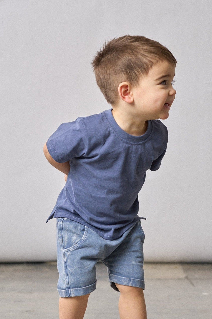 Little Bipsy navy elevated tee for boys