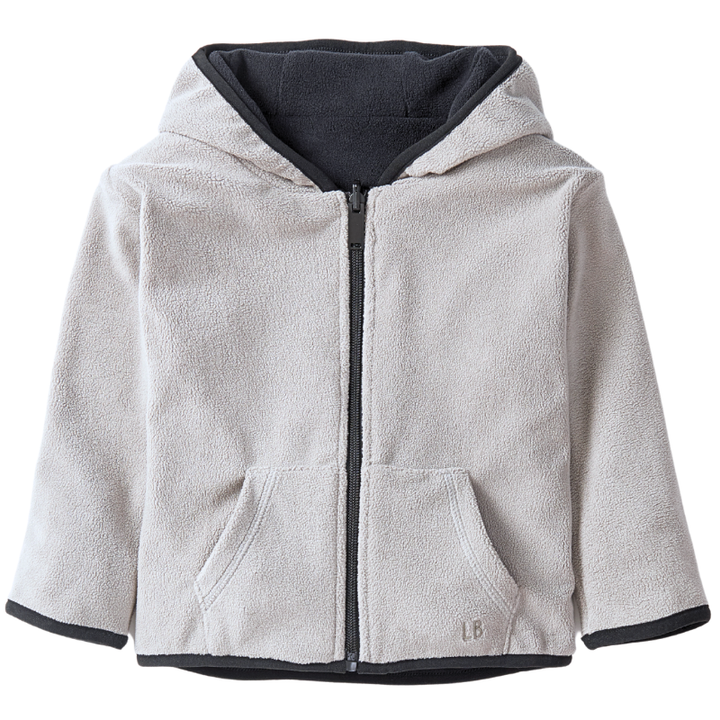 Little Bipsy reversible fleece jacket grey