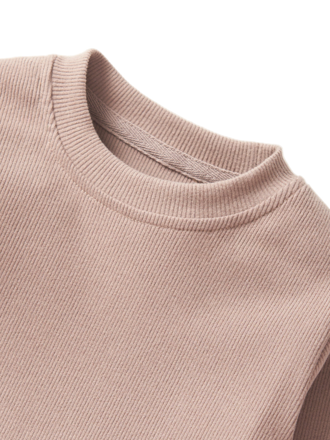 Little Bipsy ribbed mushroom shirt