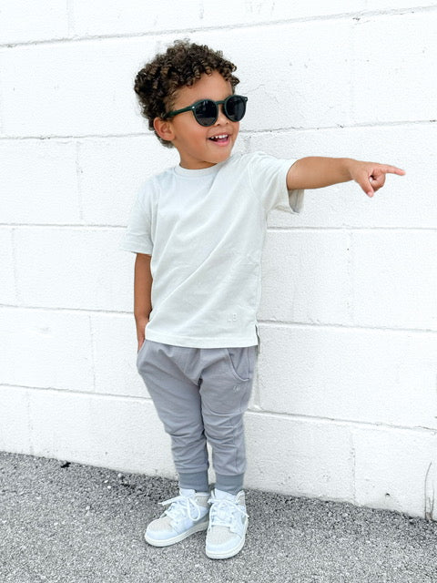 Little Bipsy toddler joggers in grey