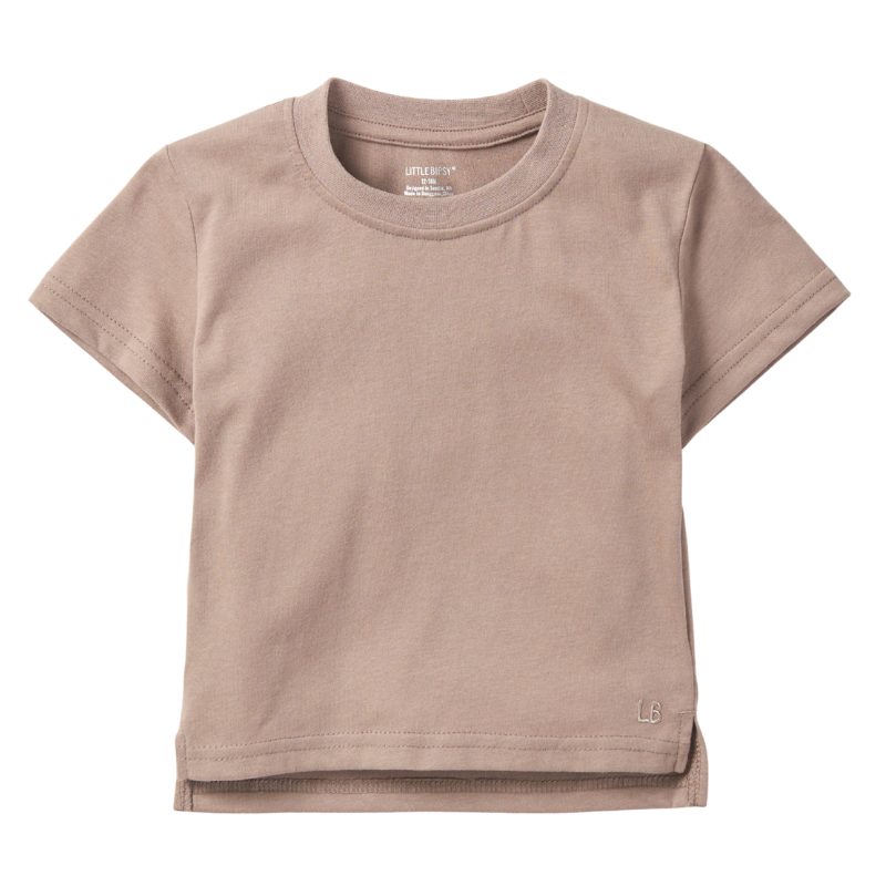Little bipsy elevated tee mushroom