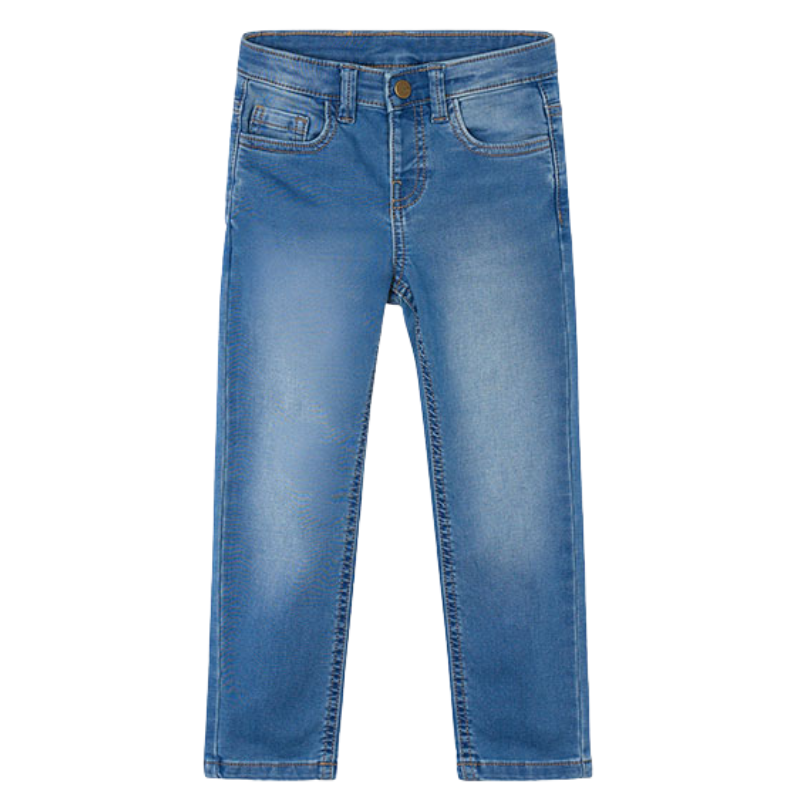 Little boys slim soft jeans in blue