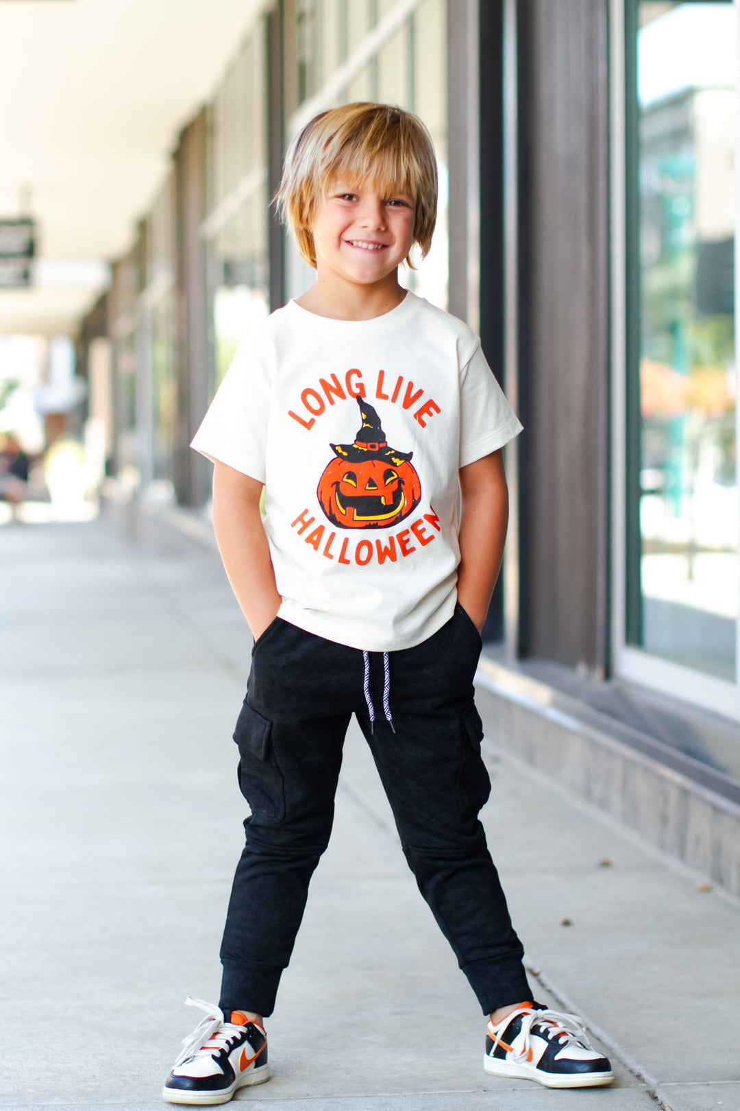 Long Live Halloween Jack o lantern boys tshirt