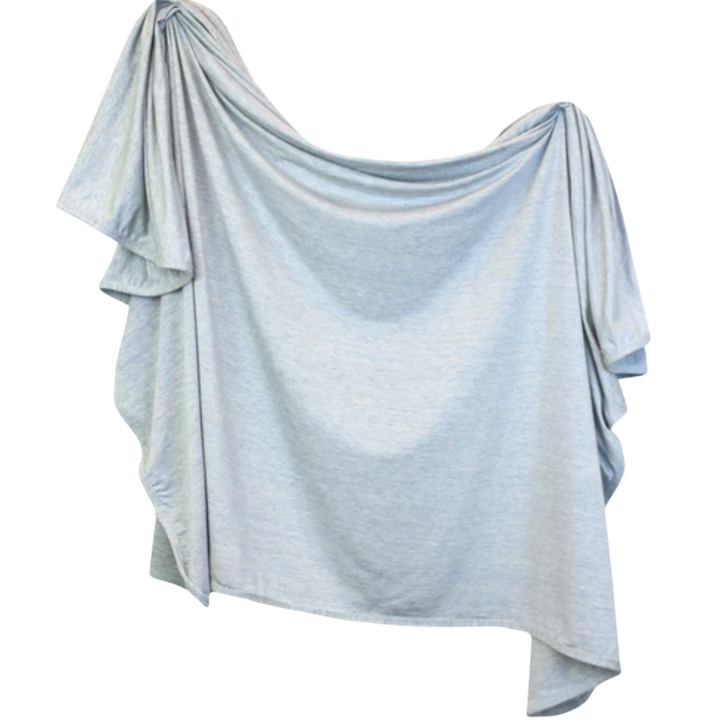 Lou Lou & Co Crew light blue baby swaddle