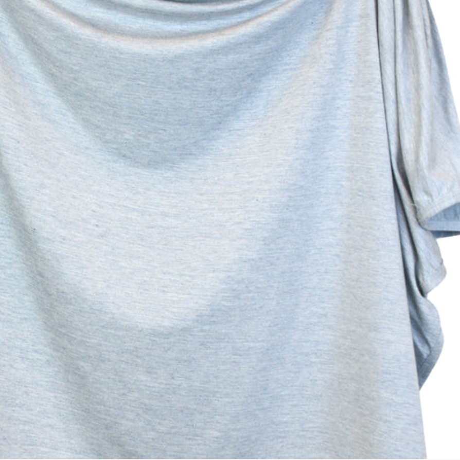 Lou Lou & Co Crew light blue swaddle blanket