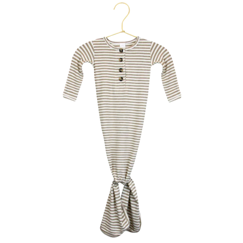 Lou Lou & Co Indy striped baby gown