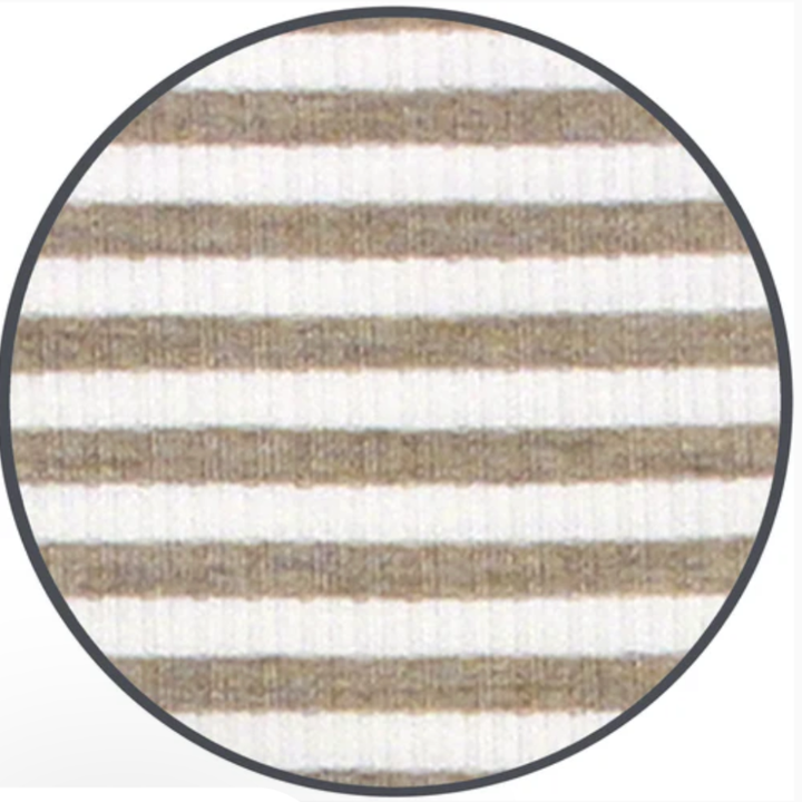 Lou Lou & Company Indy baby tan white stripes