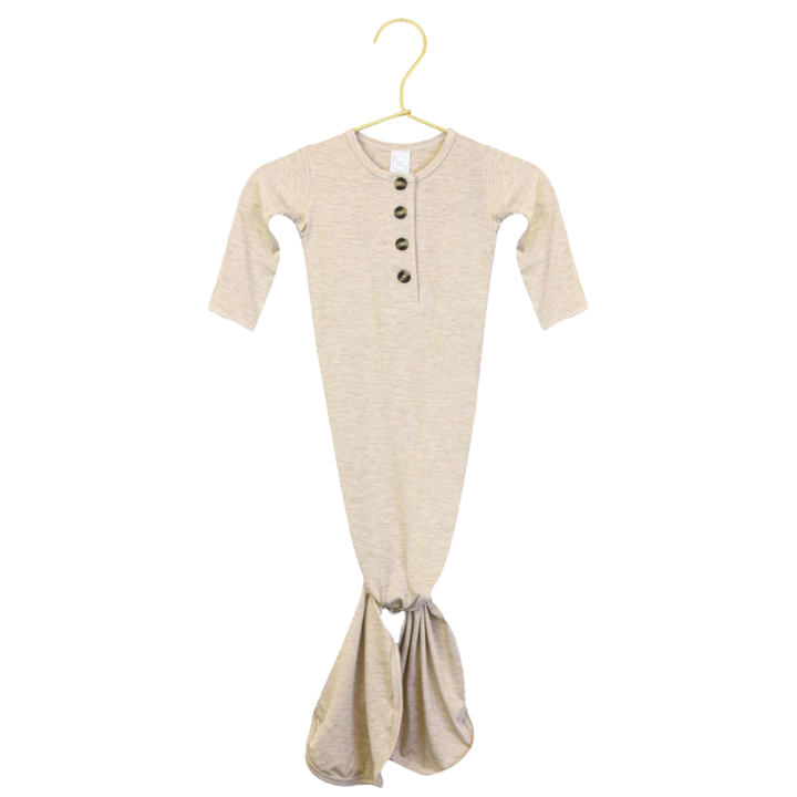 Lou Lou & Company heathered wheat Ryan gown