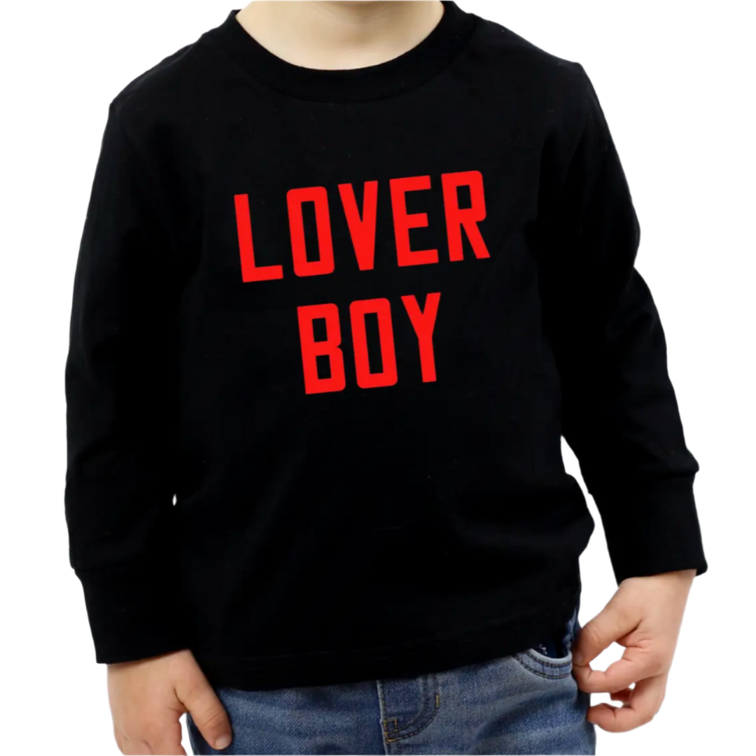 Lover Boy black tshirt