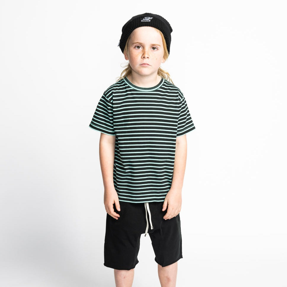 Munster Kids - Starsand Striped Tee in Washed Mint (5)