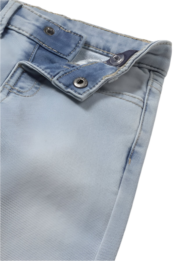 Mayoral baby boy soft denim light blue detail