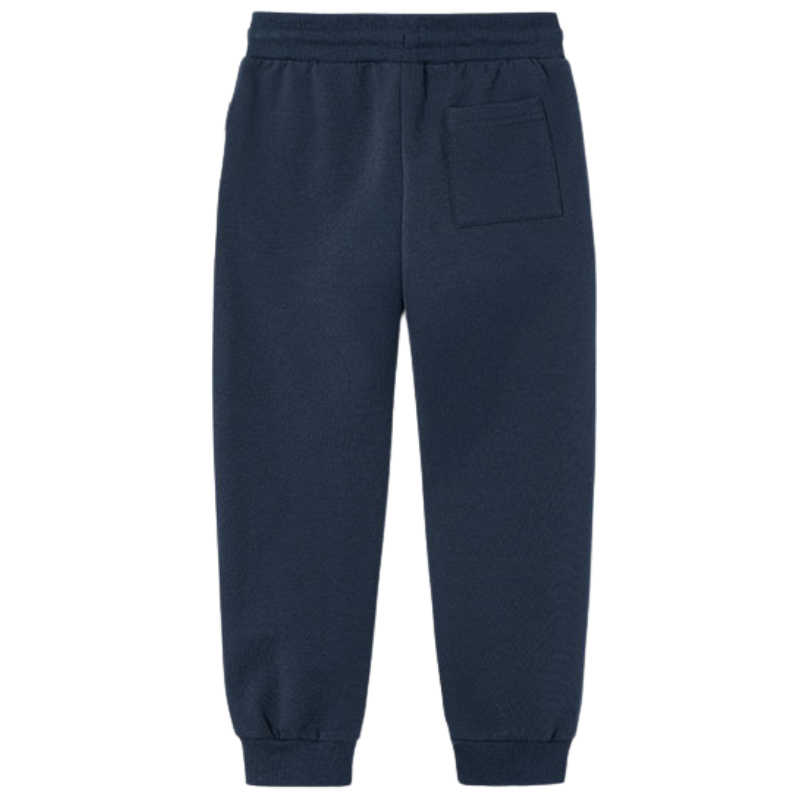 Mayoral boys navy fleece joggers back