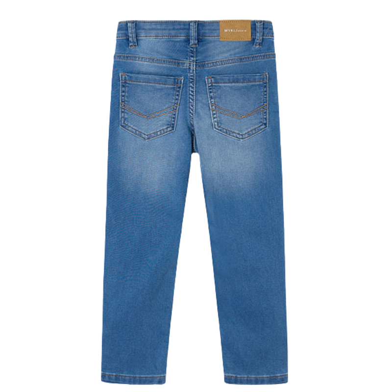 Mayoral boys soft blue jeans back
