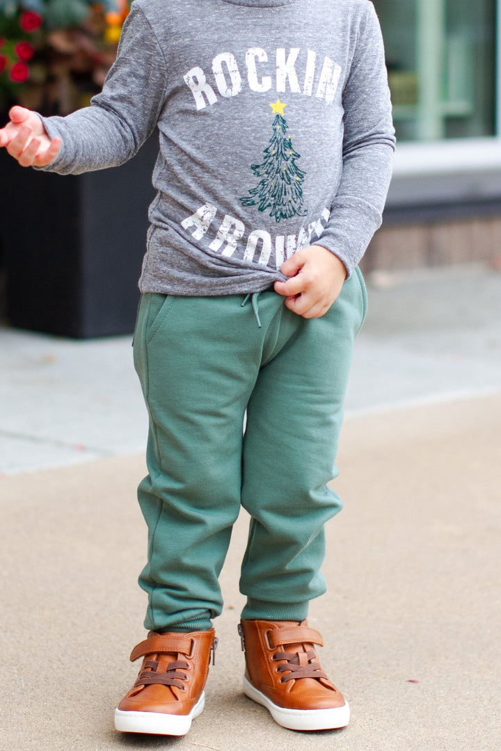 Mayoral green joggers for boys