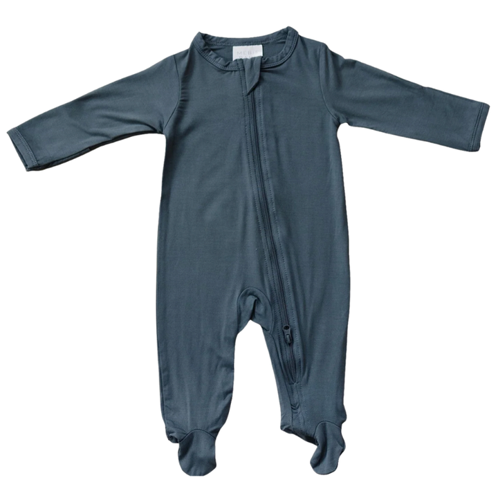 Mebie Baby bamboo footed zipper
