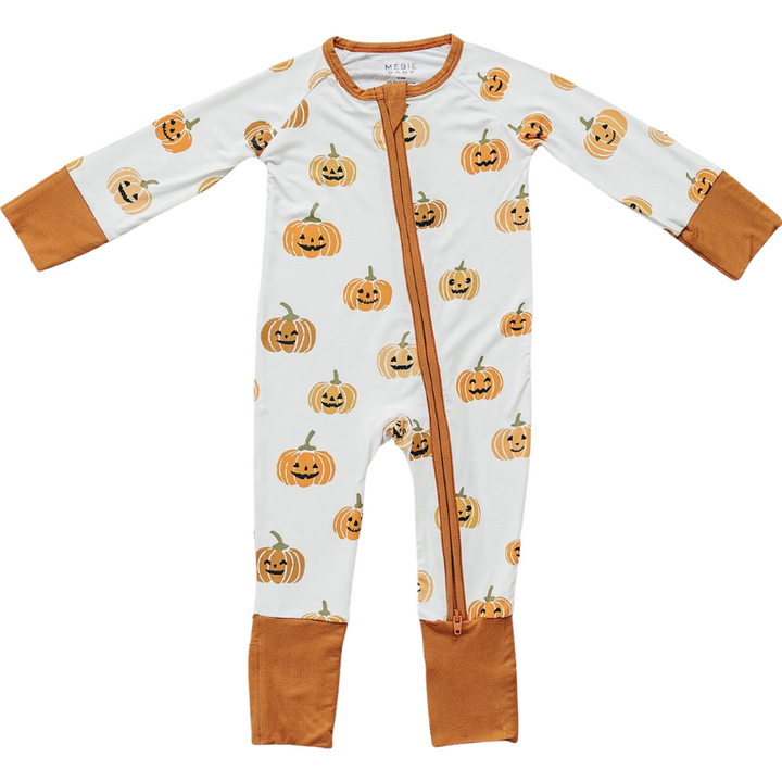 Mebie Baby bamboo sleeper pumpkins