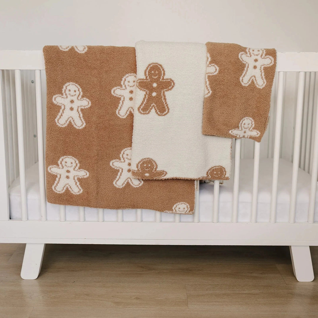Mebie Baby gingerbread blanket brown