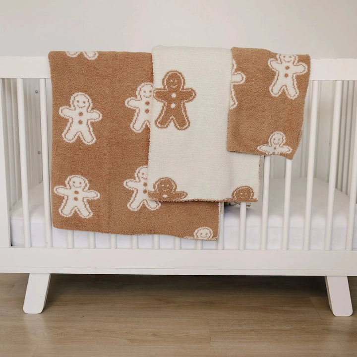 Mebie Baby gingerbread blanket brown