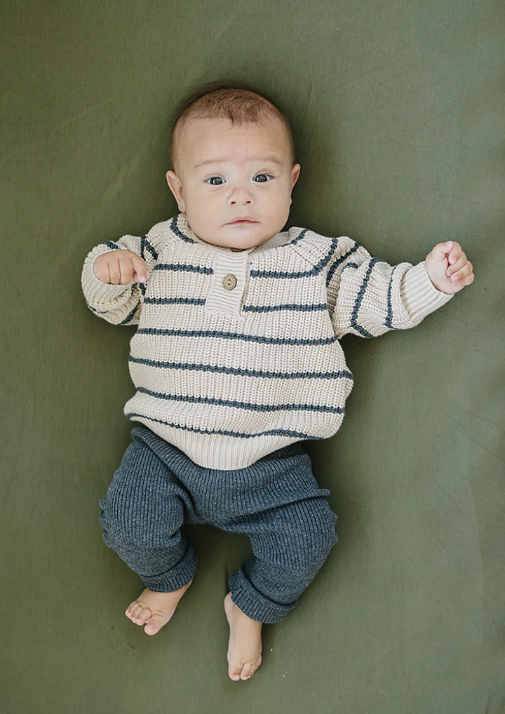 Mebie Baby stripes knit sweater