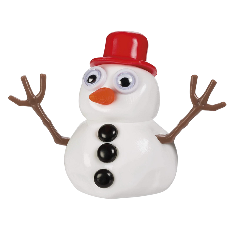 Melting Snowman Putty activity