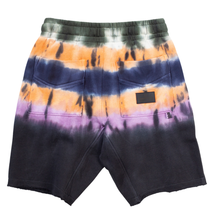 Munster Kids - Incolor Shorts in Multi-Color Tie Dye back
