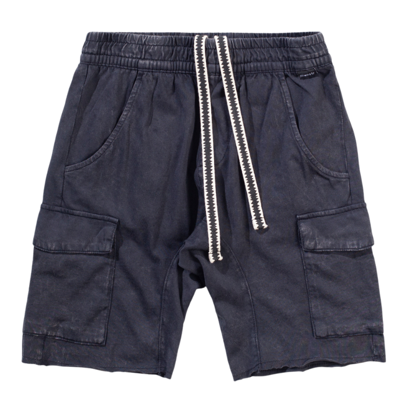Munster Kids - Maverick Cargo Shorts in Mineral Black