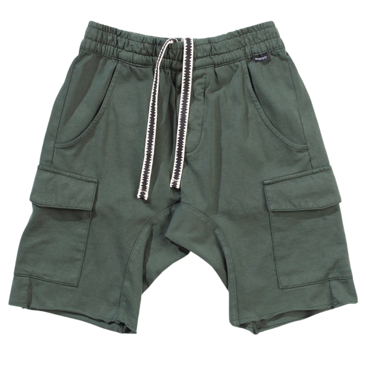 Munster Kids rugby cargo shorts green