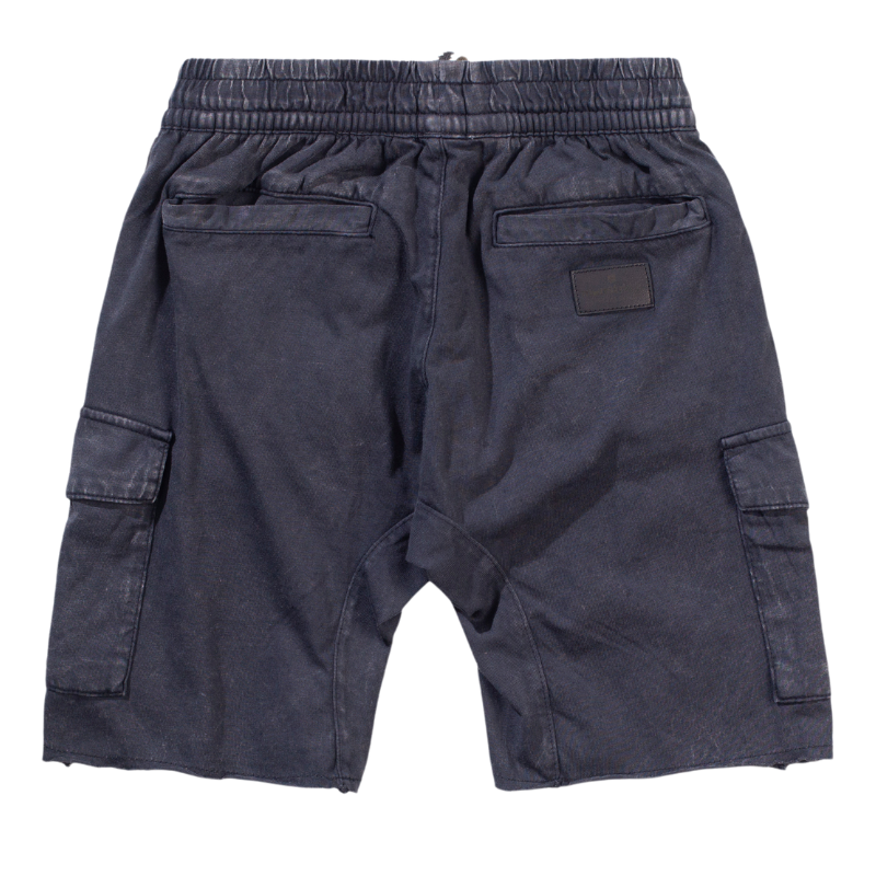 Munster Maverick Cargo Shorts in Mineral Black back