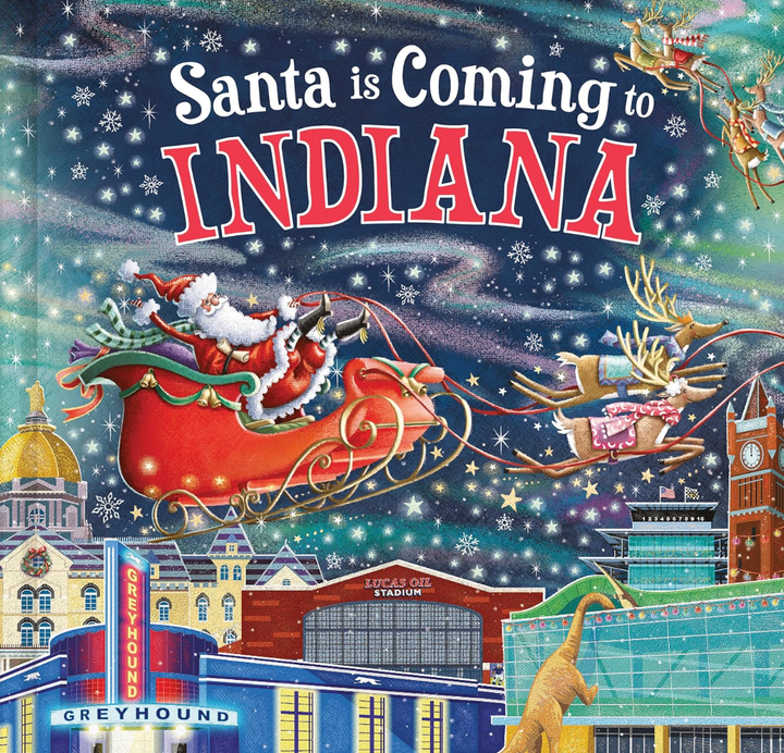 New Santa is Coming to Indiana book