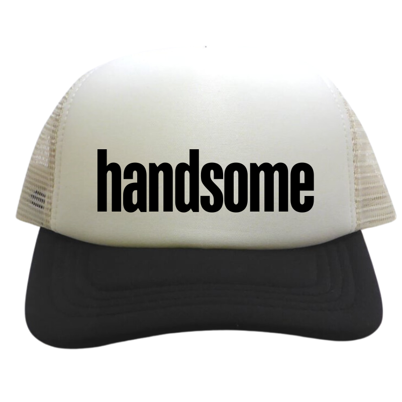 baby boys handsome trucker hat