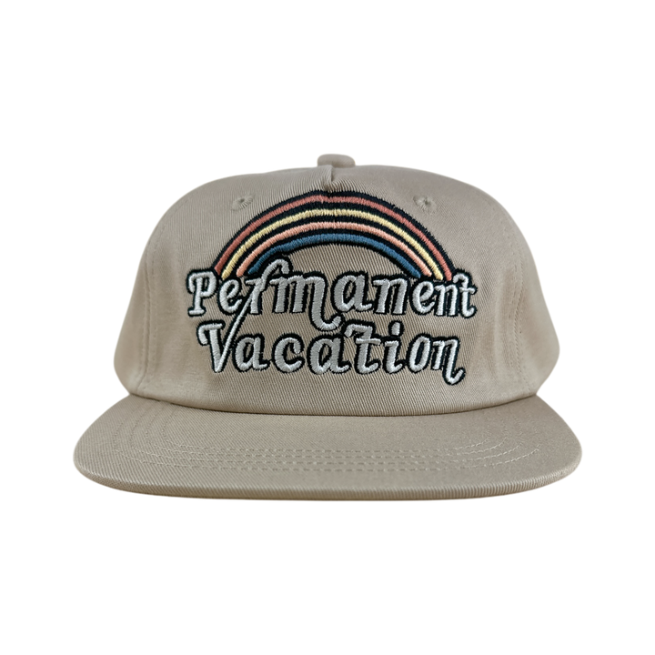 Tiny Whales - Permanent Vacation Snapback Hat in Sand