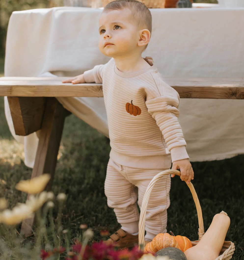 Petit Lem sand 2 piece set with pumpkin