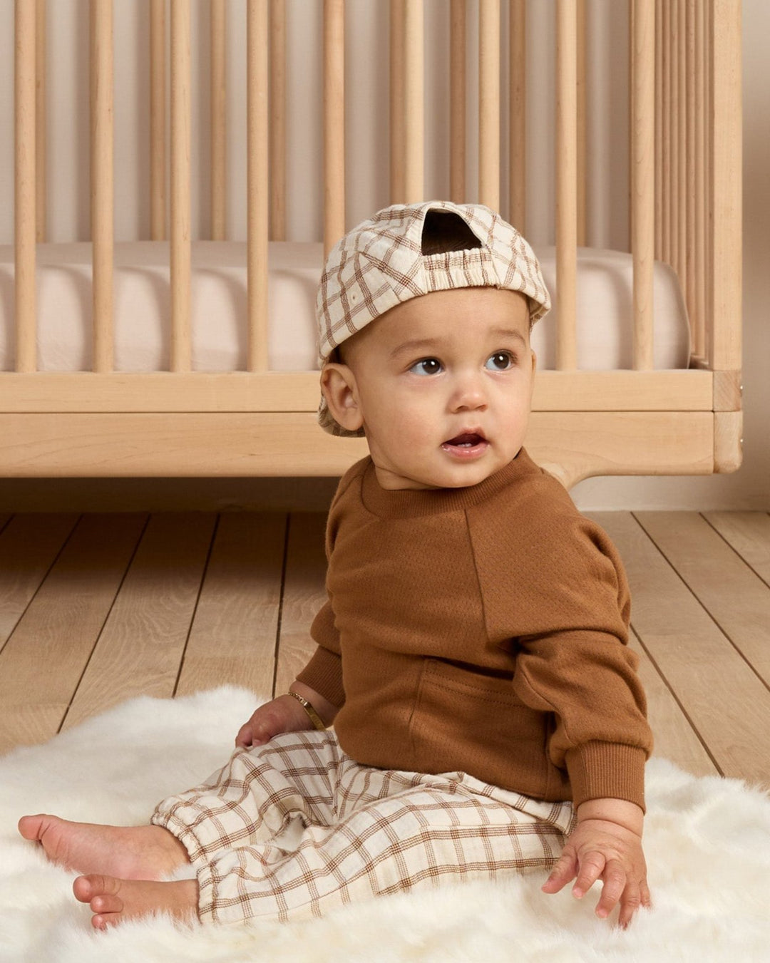 Quincy Mae - Pocket Sweatshirt in Cinnamon