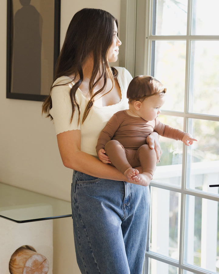 Quincy Mae - Bamboo Pajama Set in Cedar
