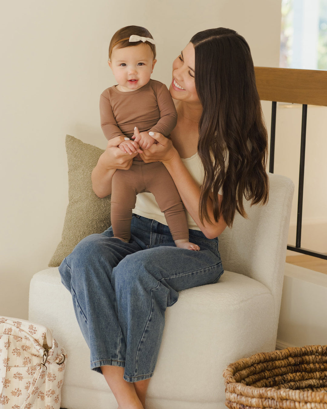 Quincy Mae - Bamboo Pajama Set in Cedar