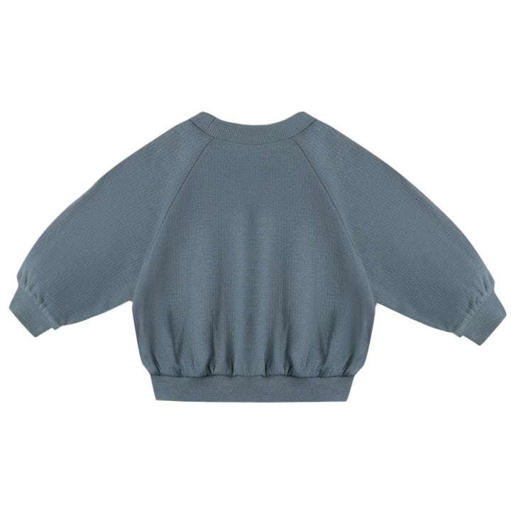 Quincy Mae - Pocket Sweatshirt in Ocean