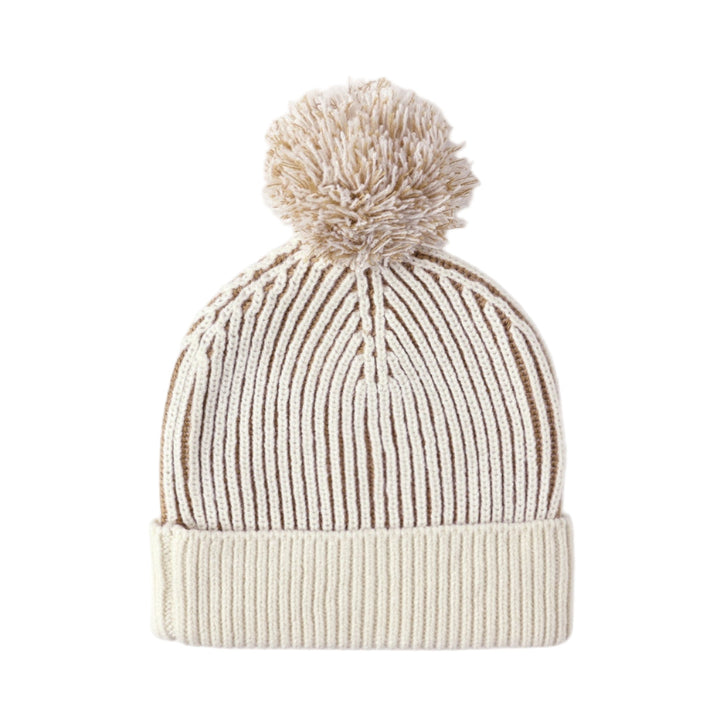 Quincy Mae - Baby Knit Beanie in Gold