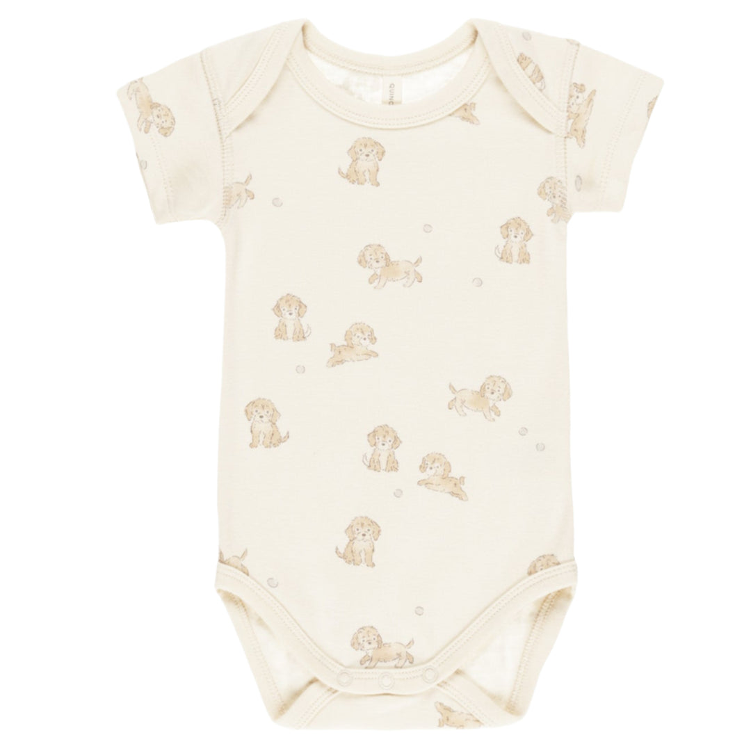 Qincy Mae bodysuit puppies