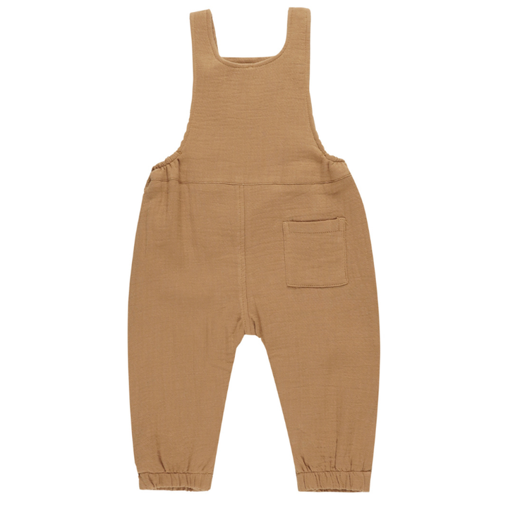 Quincy Mae - Baby Overalls in Golden back