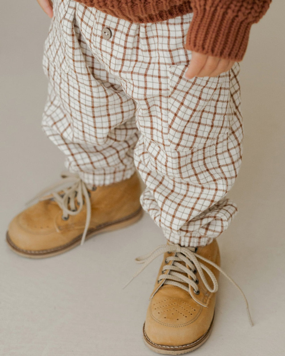 Quincy Mae - Boys Luca Pants in Holiday Check