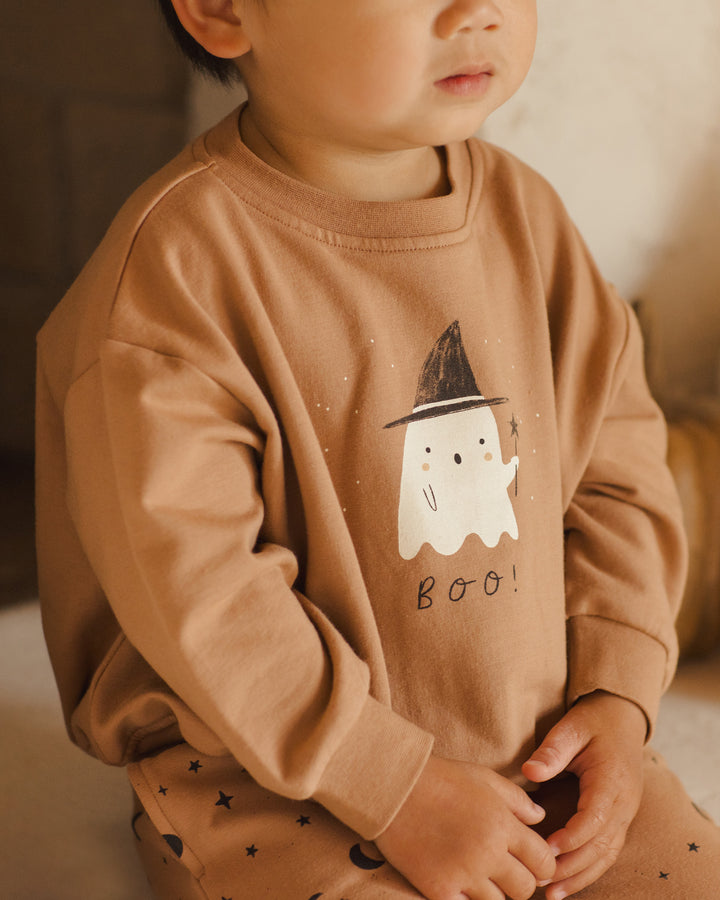 Quincy Mae Baby BOO Spice sweatshirt