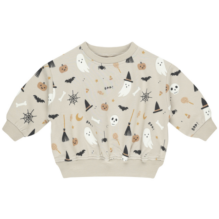 Quincy Mae Halloween fleece sweatshirt