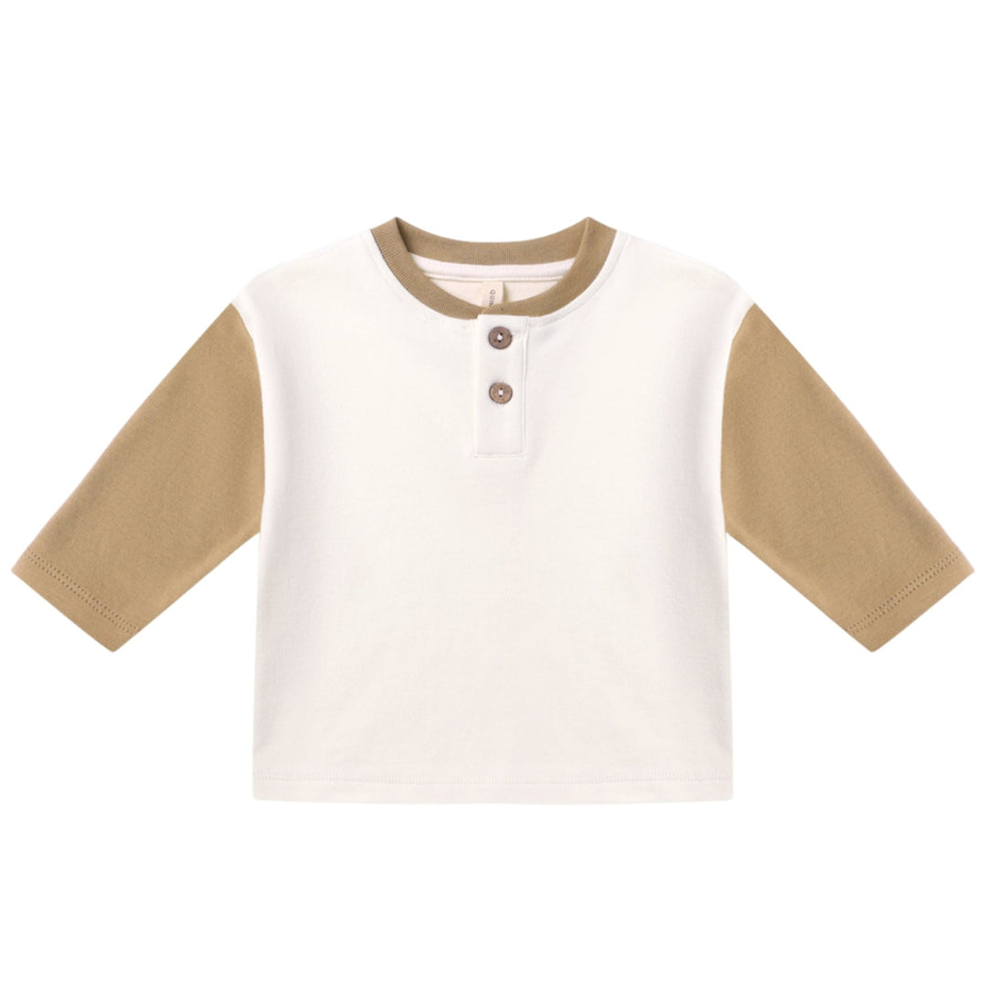 Quincy Mae Henley ivory and gold