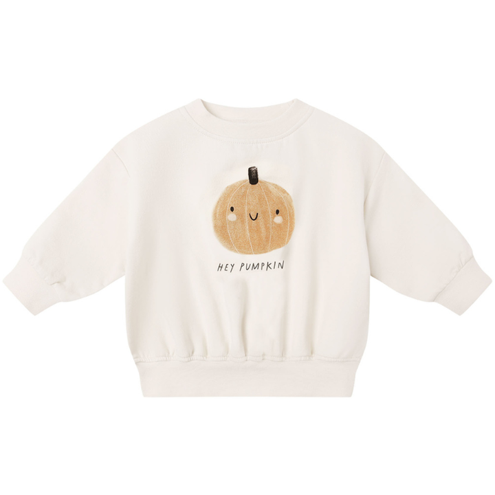 Quincy Mae Pumpkins fleece pullover