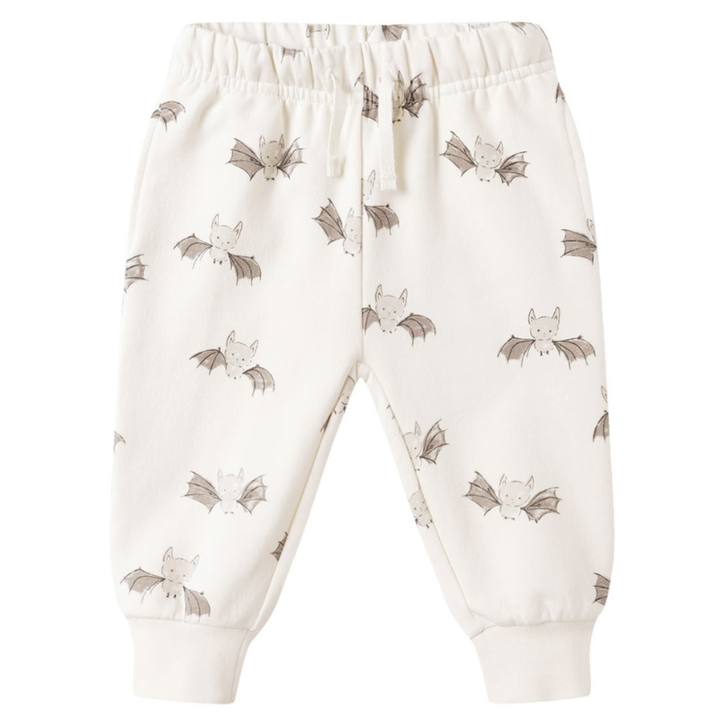 Quincy Mae bats relaxed fleece joggers